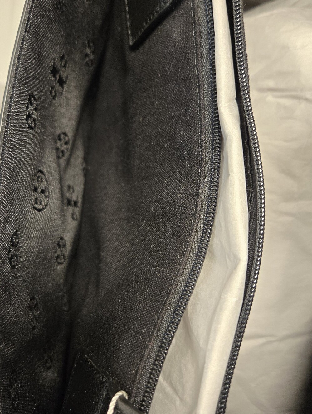 Tory Burch Elle Minimalist Black Leather Work Laptop Tote NWT - Picture 17 of 17